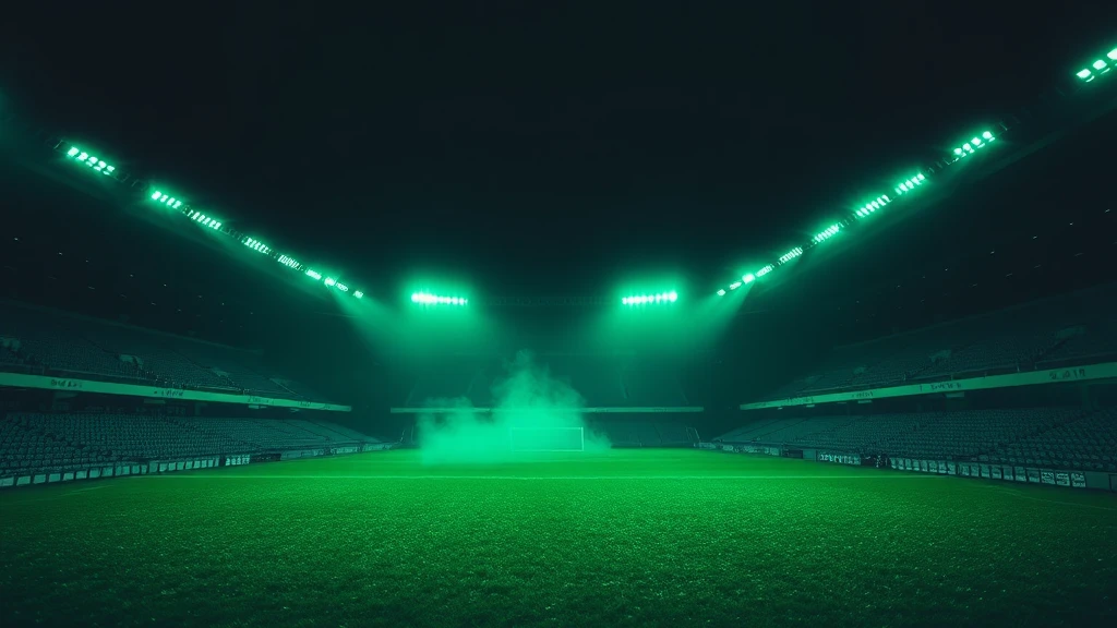 Empty stadium seats in strict rows